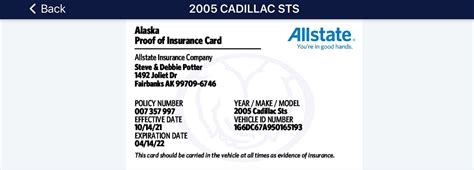 Allstate Insurance Cards