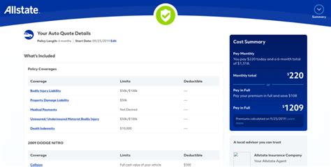 Allstate Insurance Quote Online
