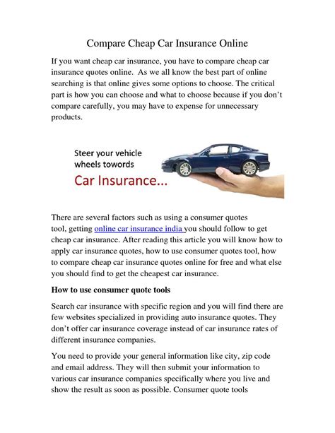 Auto Insurance Quote Online