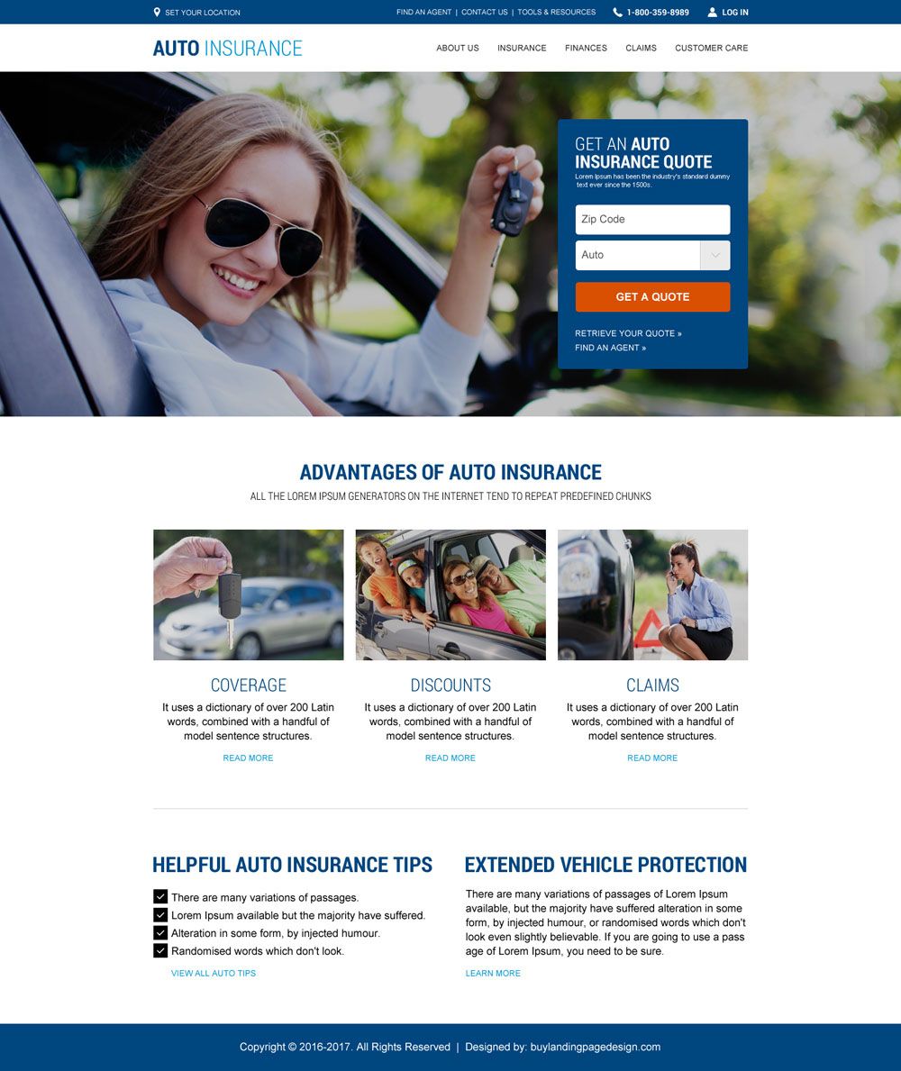 Auto Insurance Website