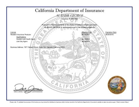 California Insurance License Search California Insurance License Search