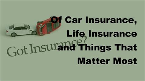 Car And Life Insurance