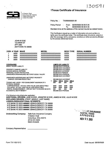 Car Insurance Papers Car Insurance Papers