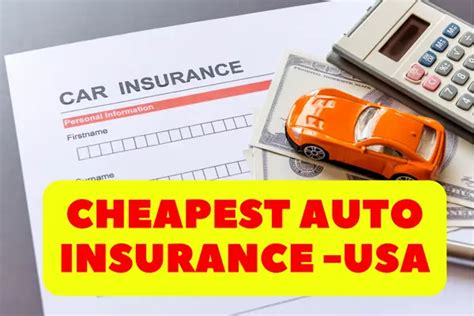 Cheapest Auto Insurance In The Usa Top 10 Companies And Their Lowest Cheapest Auto Insurance In The Usa Top 10 Companies And Their Lowest