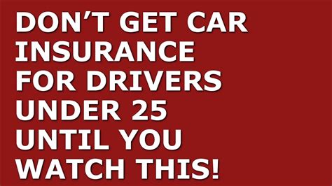 Cheapest Car Insurance For Drivers Under 25