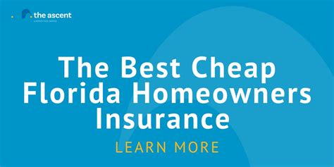 Cheapest Homeowners Insurance Florida