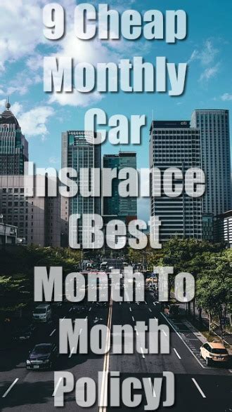 Cheapest Month To Month Car Insurance Car Insurance Cheapest Month To Month Car Insurance Car Insurance