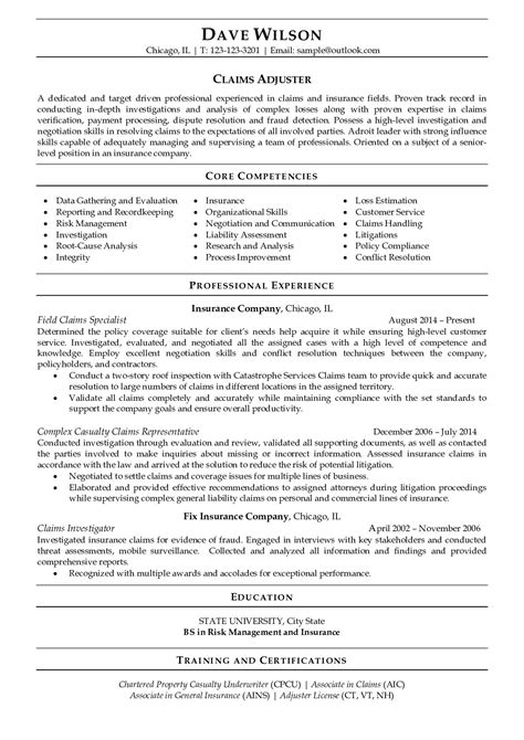 Claims Adjuster Resume Examples At Jamie Spinelli Blog Claims Adjuster Resume Examples At Jamie Spinelli Blog
