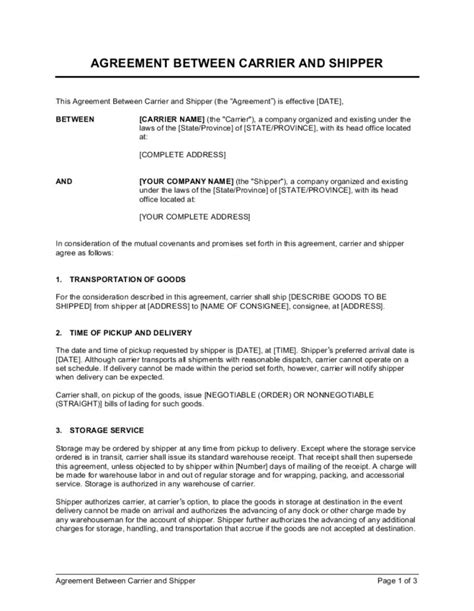 Courier Contracts