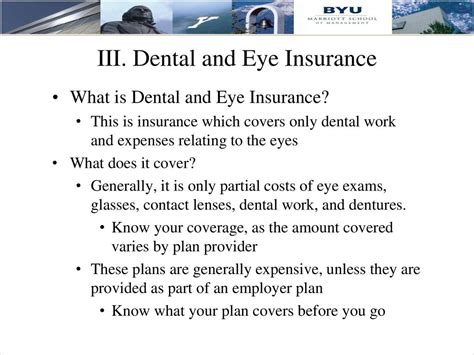 Dental And Eye Insurance