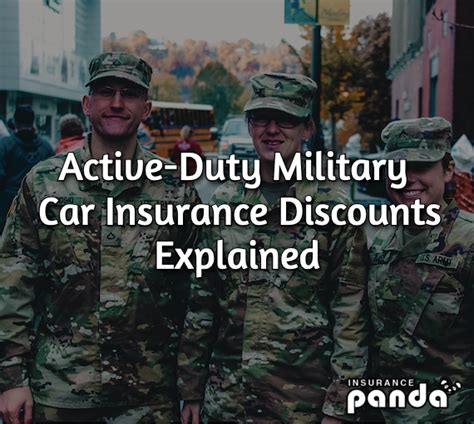 Discount Military Car Insurance