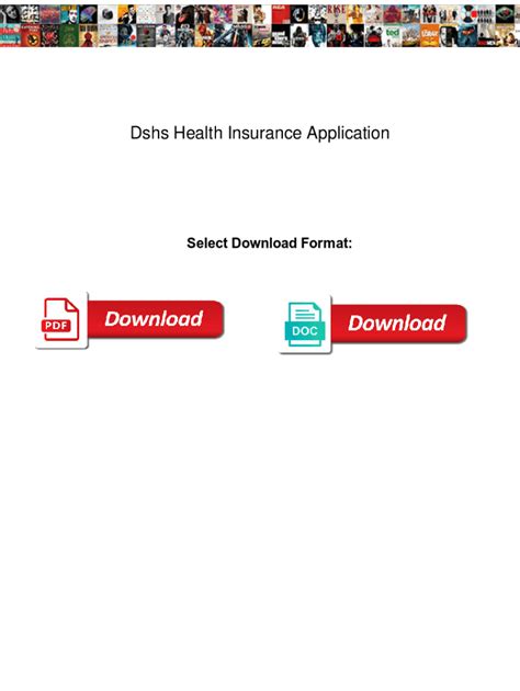Dshs Health Insurance Dshs Health Insurance