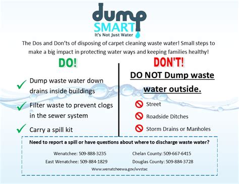 Dump Smart Waste Water Disposal For Mobile Contractors Wenatchee Wa