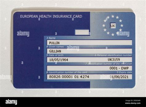 European Medical Insurance Card