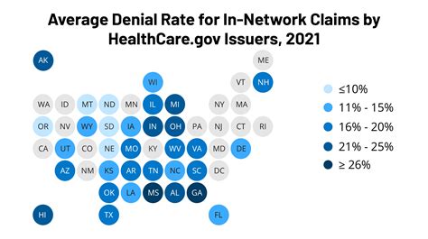 Feature Denial Rate Claim Map 1 Kff Feature Denial Rate Claim Map 1 Kff