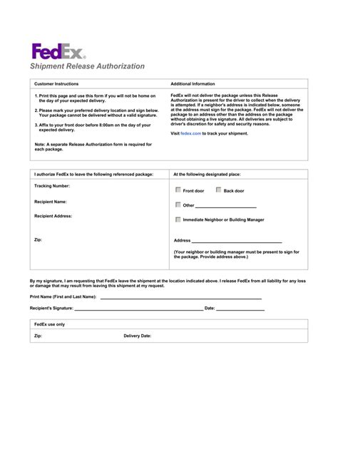 Fedex Printable Door Tag Fedex Printable Door Tag