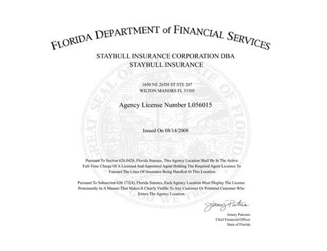 Florida Insurance Agent License Lookup