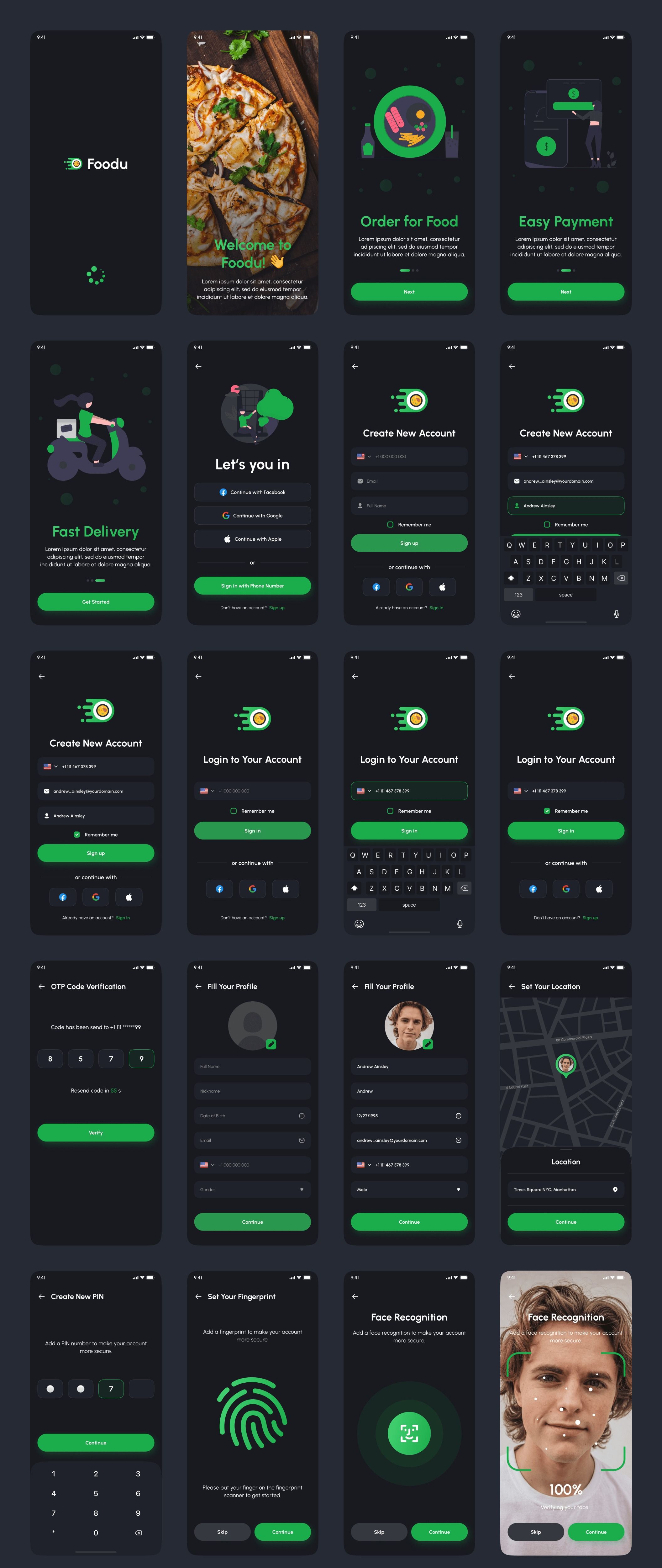 Foodu Food Delivery App Ui Kit Figma Foodu Food Delivery App Ui Kit Figma