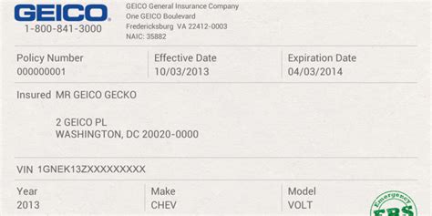 Geico Insurance Code