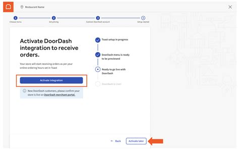 Getting Started Doordash Integration Getting Started Doordash Integration