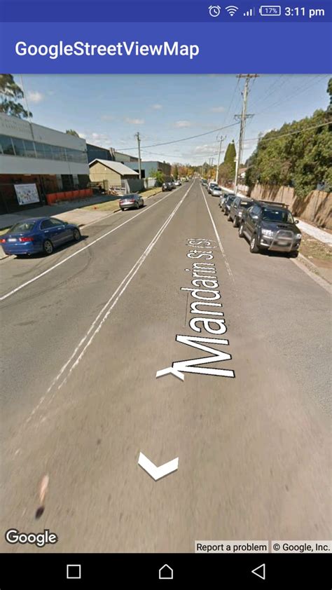 Google Map On Road