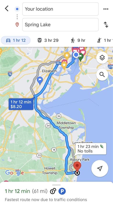 Google Maps Will Now Tell You How Much In Tolls The Route Will Cost You R Newjersey Google Maps Will Now Tell You How Much In Tolls The Route Will Cost You R Newjersey