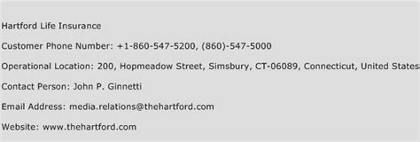 Hartford Insurance Customer Service Number