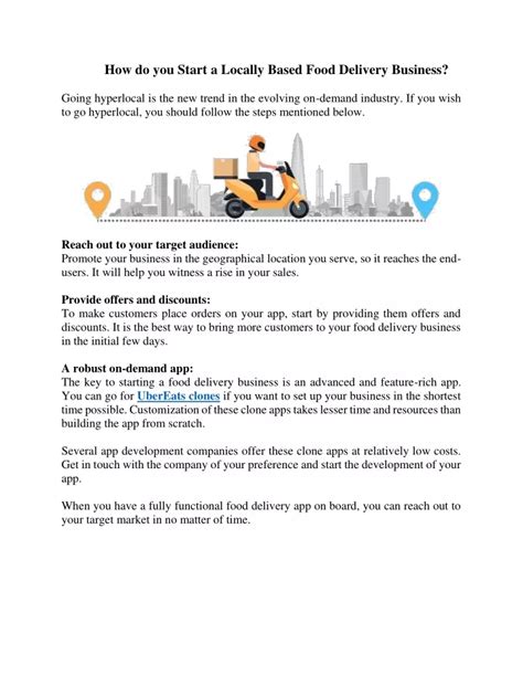 How Do You Start A Locally Based Food Delivery Business Food How Do You Start A Locally Based Food Delivery Business Food