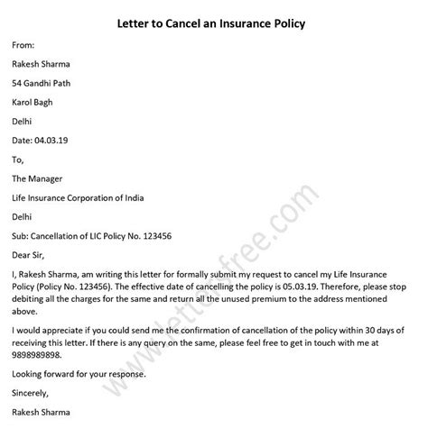 How To Cancel An Insurance Policy