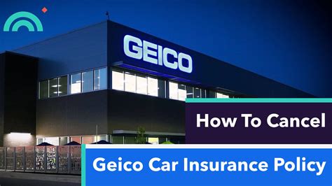 How To Cancel Geico Insurance