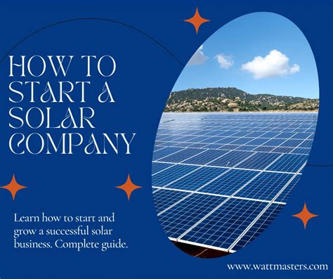 How To Start A Solar Company