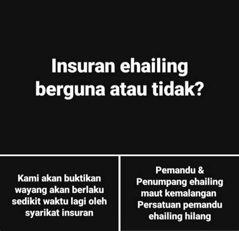 Insuran E Hailing Berguna Atau Tidak Dunia E Hailing P Hailing Insuran E Hailing Berguna Atau Tidak Dunia E Hailing P Hailing