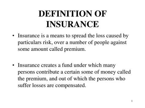 Insurance Define