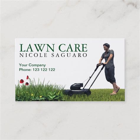 Lawn Care Grass Cutting Business Card Zazzle Lawn Care Grass Cutting Business Card Zazzle