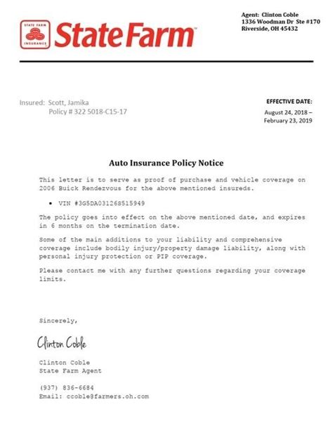 Letter Document Store State Farm Insurance Insurance Policy Letter Document Store State Farm Insurance Insurance Policy