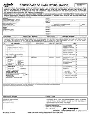 Liability Insurance California