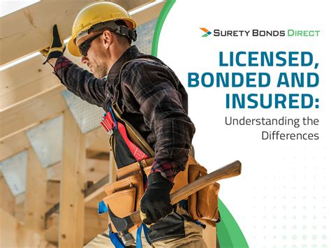 Licensed Bonded And Insured Understanding The Differences Licensed Bonded And Insured Understanding The Differences