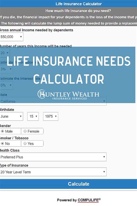Life Insurance Calculator