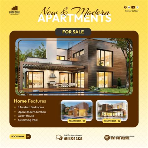 Modern Apartments Ads Template Postermywall