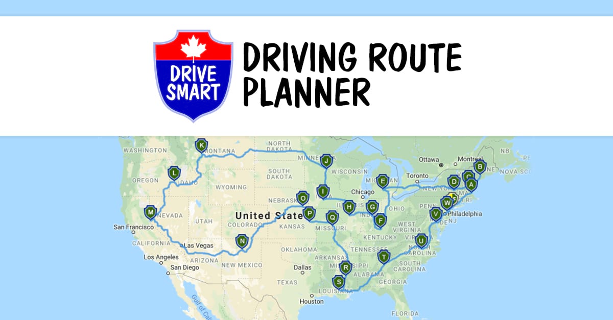Multi Stop Driving Route Planner Multi Stop Driving Route Planner