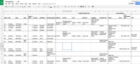 Multi Trip Planner