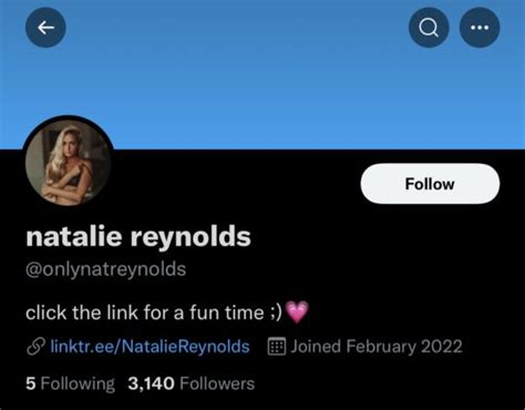 Natalie Reynolds Leak
