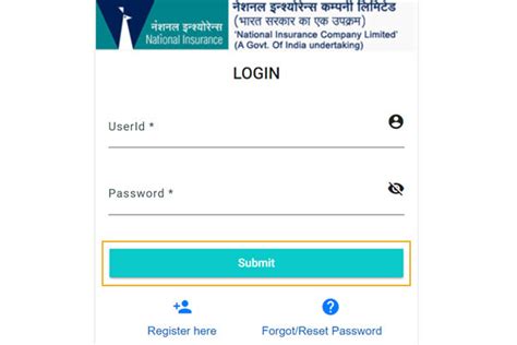 National Insurance Login