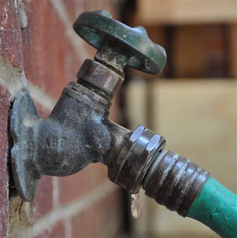 Outside Faucet Leaking