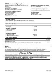 Policysummary Pdf Geico Insurance Agency Inc Issued By Homesite