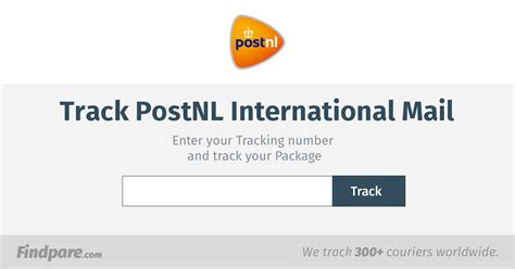 Postnl Track Internationaal Postnl Track Internationaal