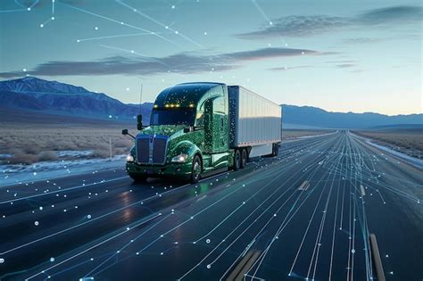 Precision Gps Delivery Truck Map Premium Ai Generated Image Precision Gps Delivery Truck Map Premium Ai Generated Image