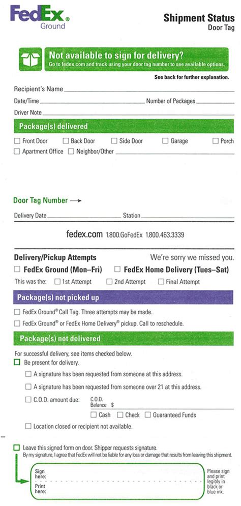 Printable Fedex Door Tag Tech Blog Wh Printable Fedex Door Tag Tech Blog Wh