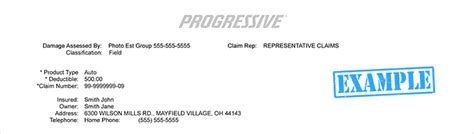Progressive Insurance Claim Number