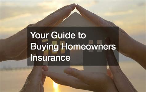 Purchasing Home Insurance